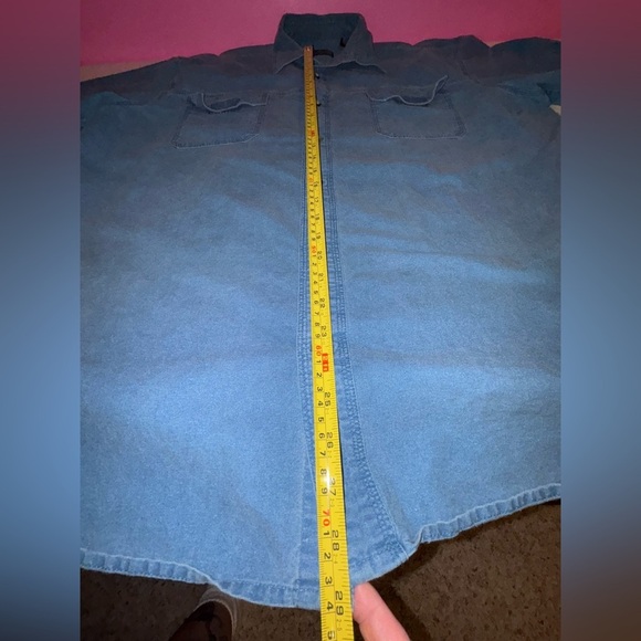 RedHead Blue Cotton Shirt - Picture 10 of 11